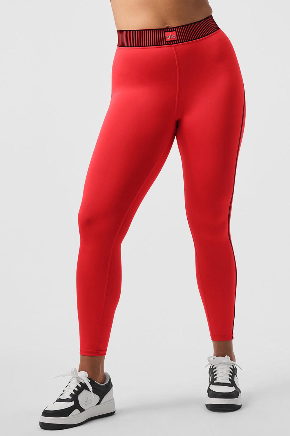 Red Hot Summer Women Alo Yoga Airlift High-Waist 7/8 Line Up Legging | Australia  84107-CGKZ