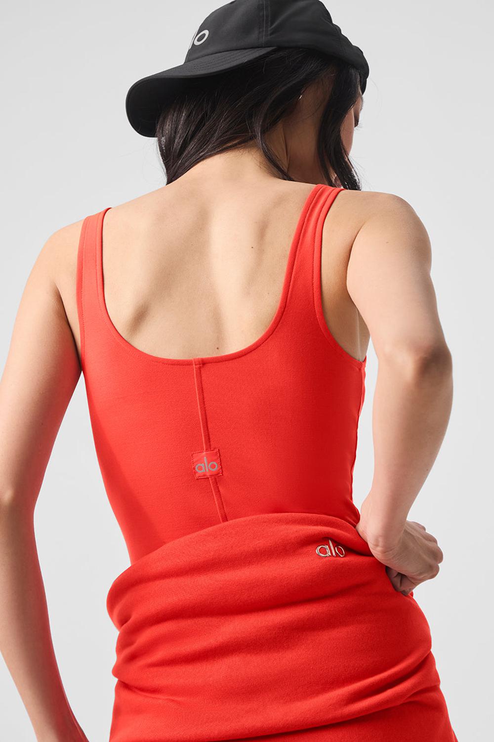 Red Hot Summer Women Alo Yoga Alosoft Head Start Dress | Australia  13604-TXVB