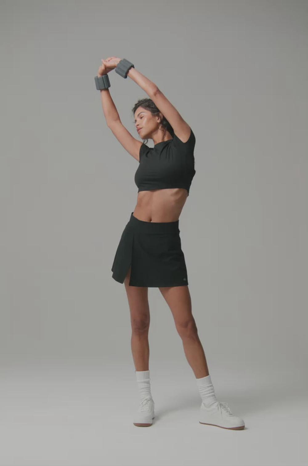 Seashell Blue Women Alo Yoga Alosoft Backspin Skirt | Australia  96721-NYZW
