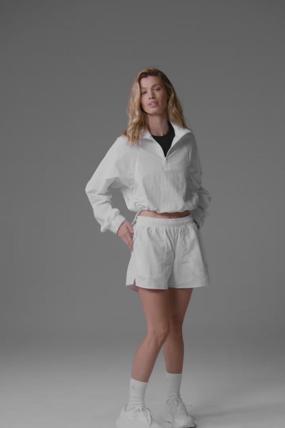Seashell Blue Women Alo Yoga Alumni Short | Australia  68750-HCNJ