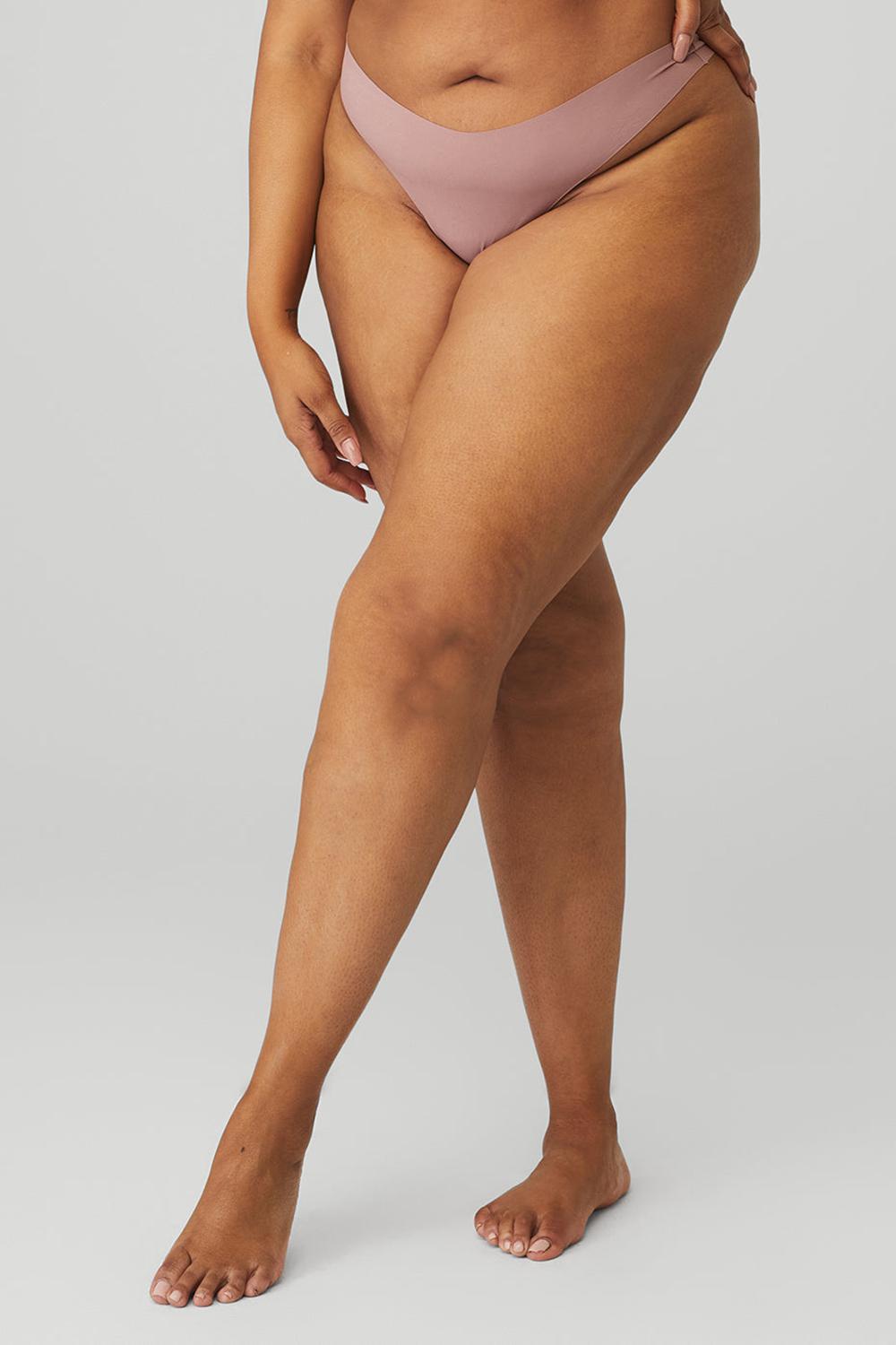 Smoky Quartz Women Alo Yoga Airbrush Invisible Thong | Australia  48591-LOTD