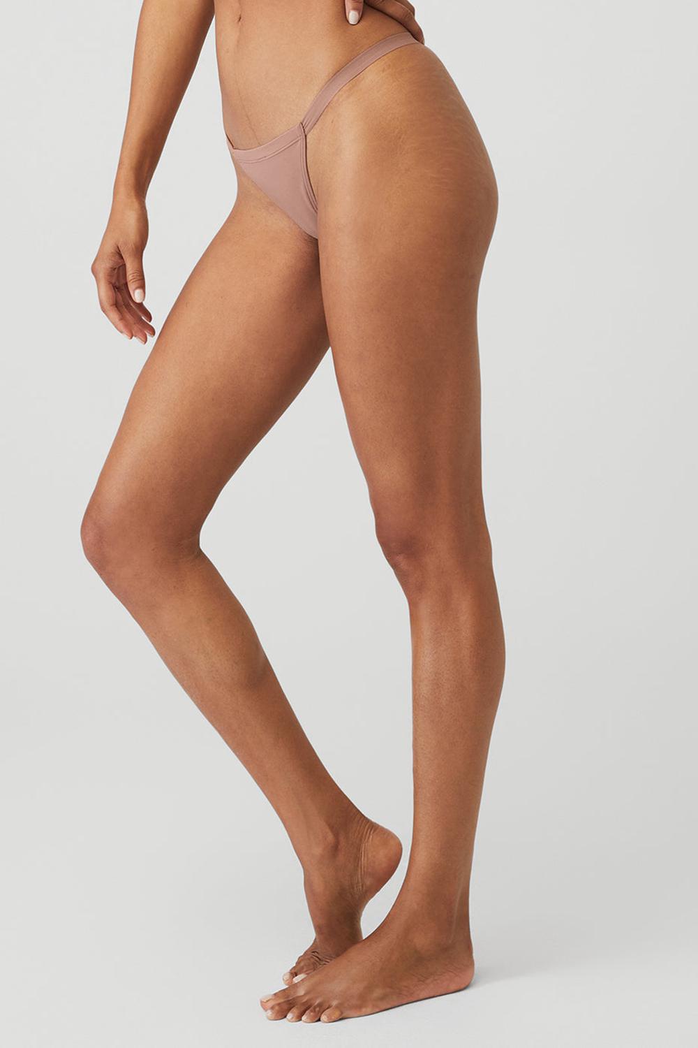 Smoky Quartz Women Alo Yoga Airbrush Invisible String Thong | Australia  93416-DLIP