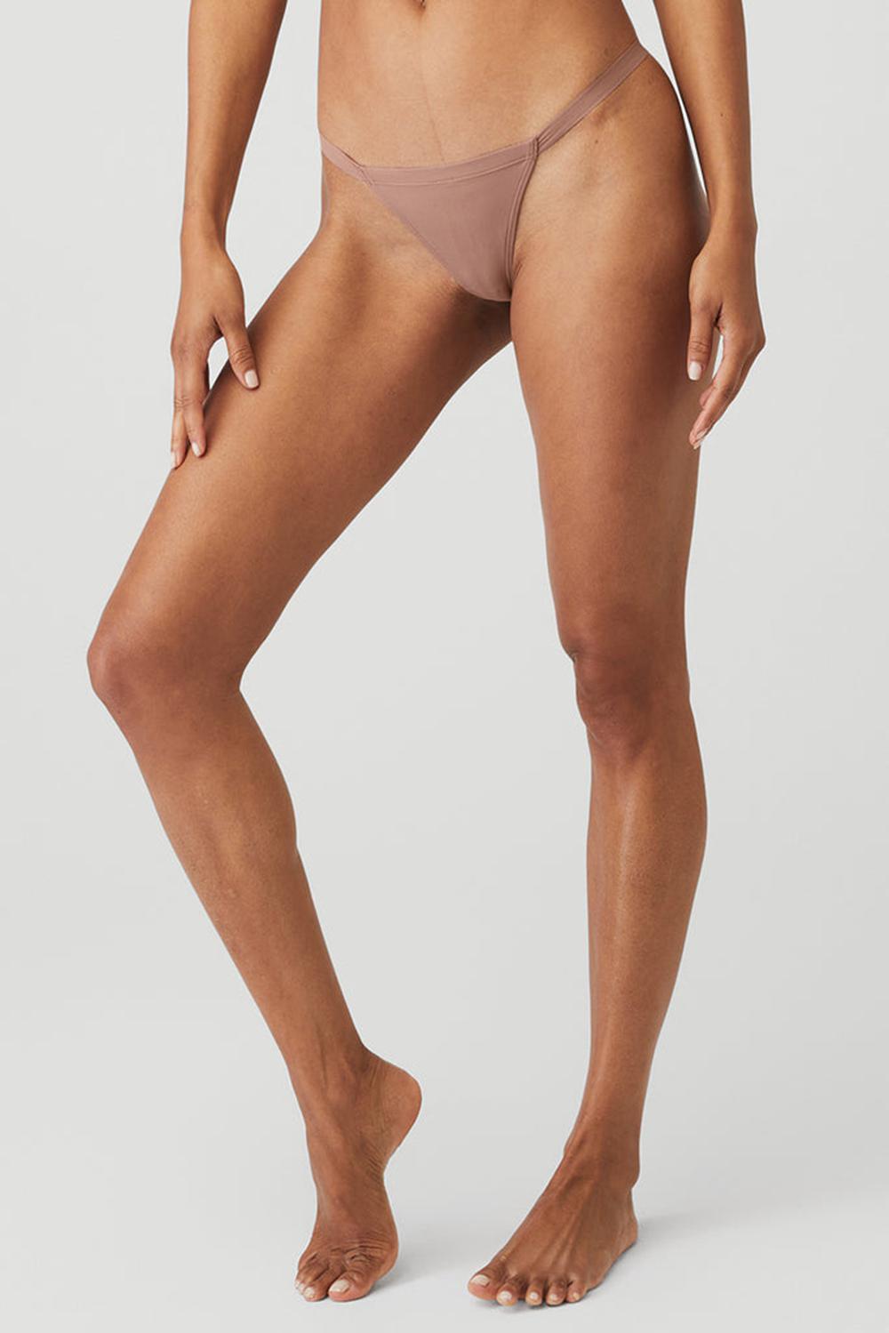 Smoky Quartz Women Alo Yoga Airbrush Invisible String Thong | Australia  93416-DLIP