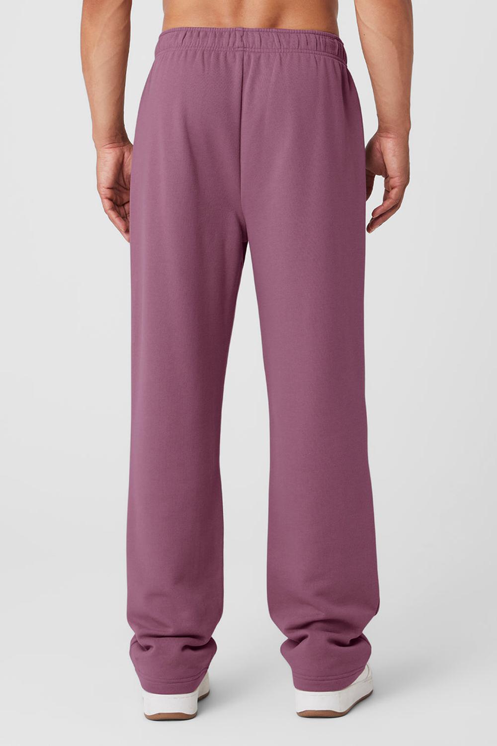 Soft Mulberry Men Alo Yoga Accolade Straight Leg Sweatpant | Australia  80375-NAMR