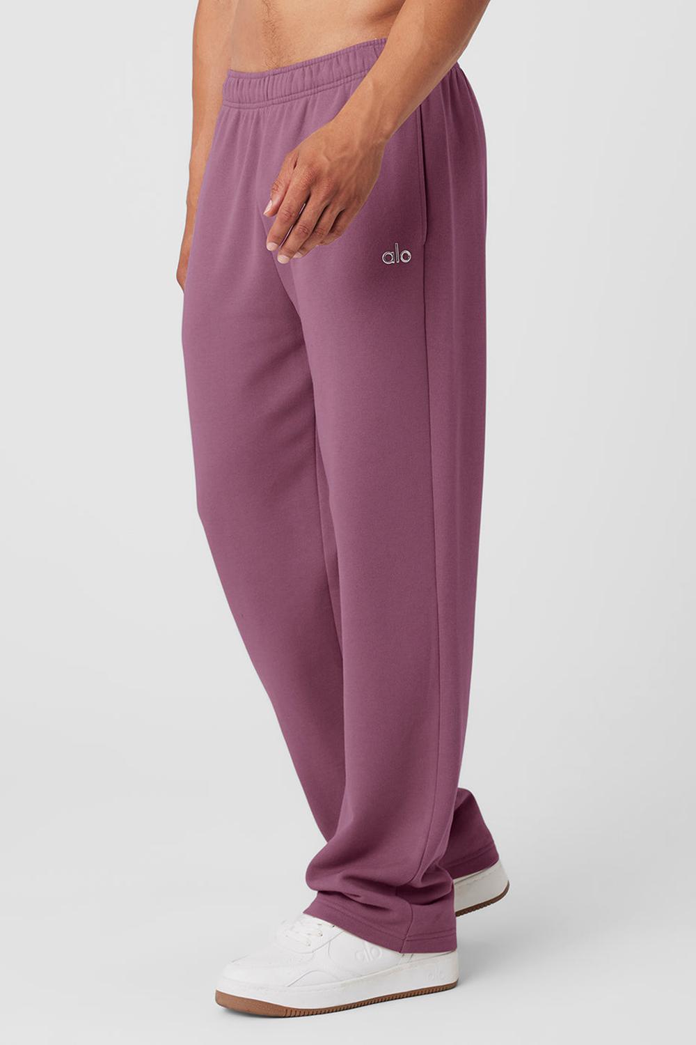 Soft Mulberry Men Alo Yoga Accolade Straight Leg Sweatpant | Australia  80375-NAMR