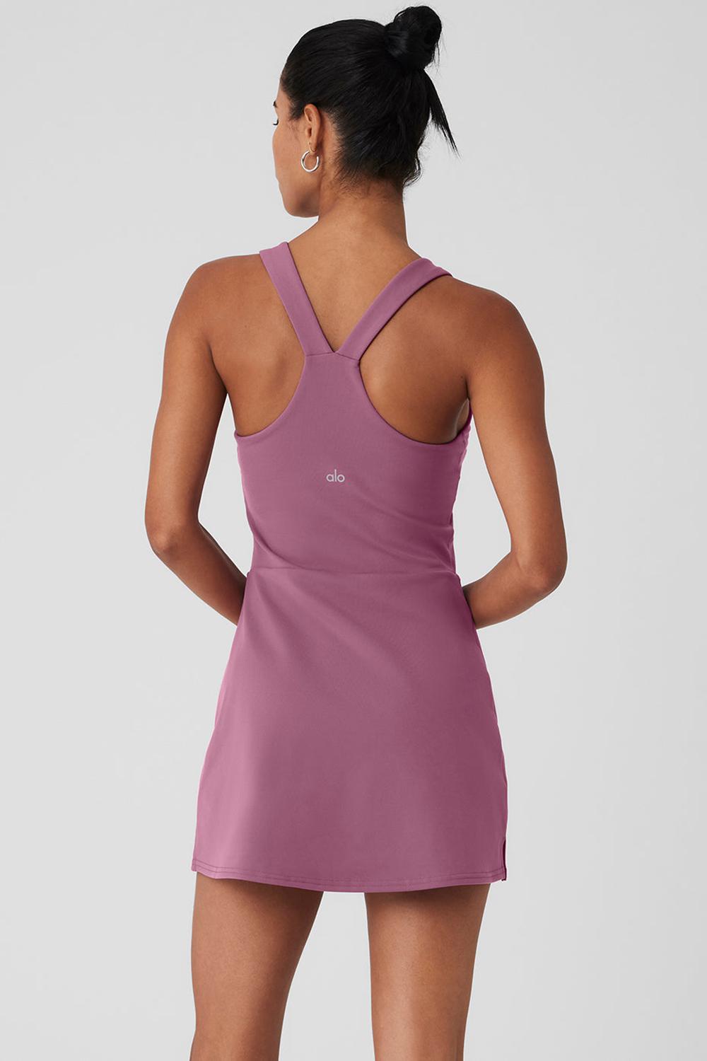 Soft Mulberry Women Alo Yoga Airbrush Real Dress | Australia  18945-HOKT