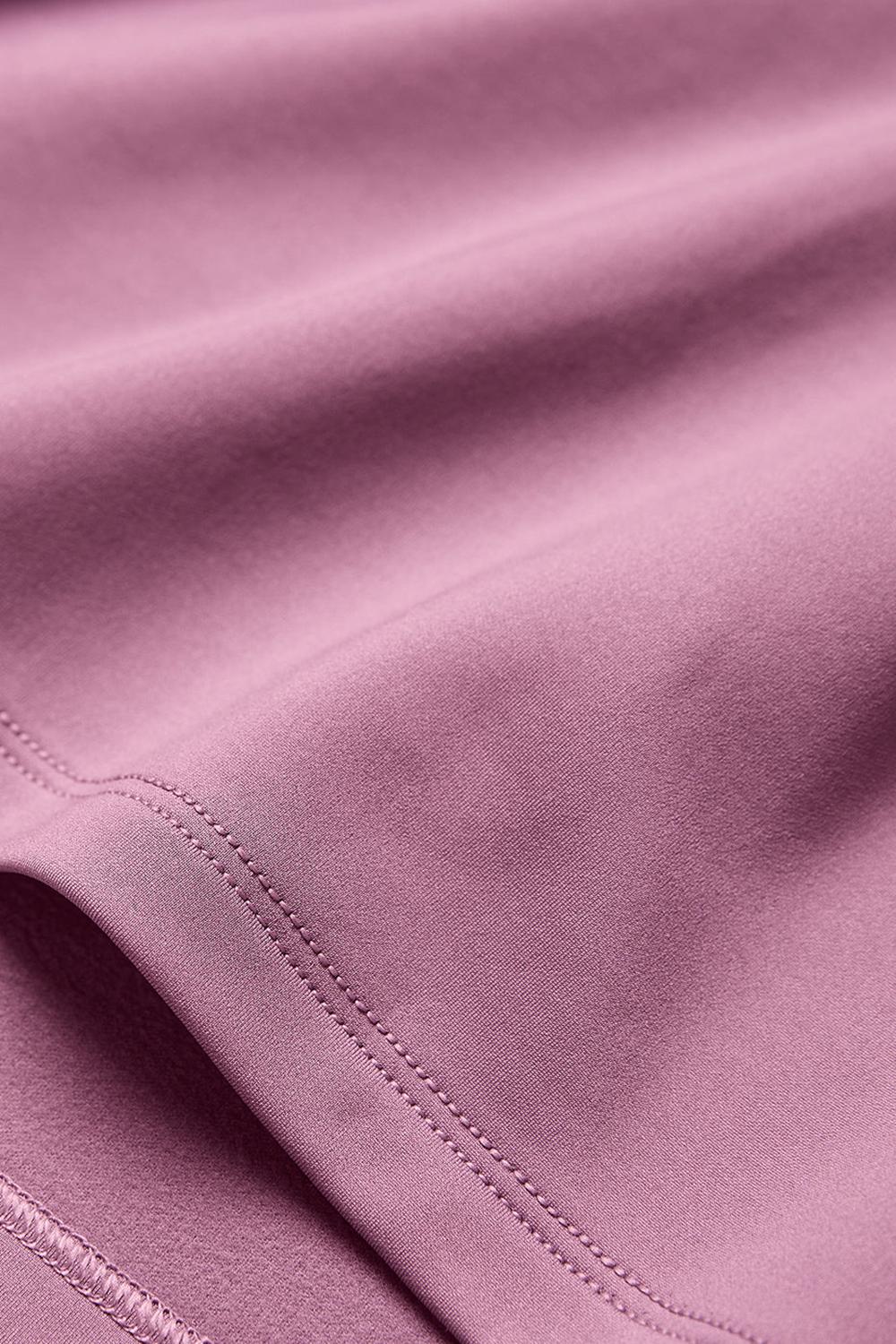 Soft Mulberry Women Alo Yoga Airlift Winter Warm 1/4 Zip Long Sleeve | Australia  27986-DSMO