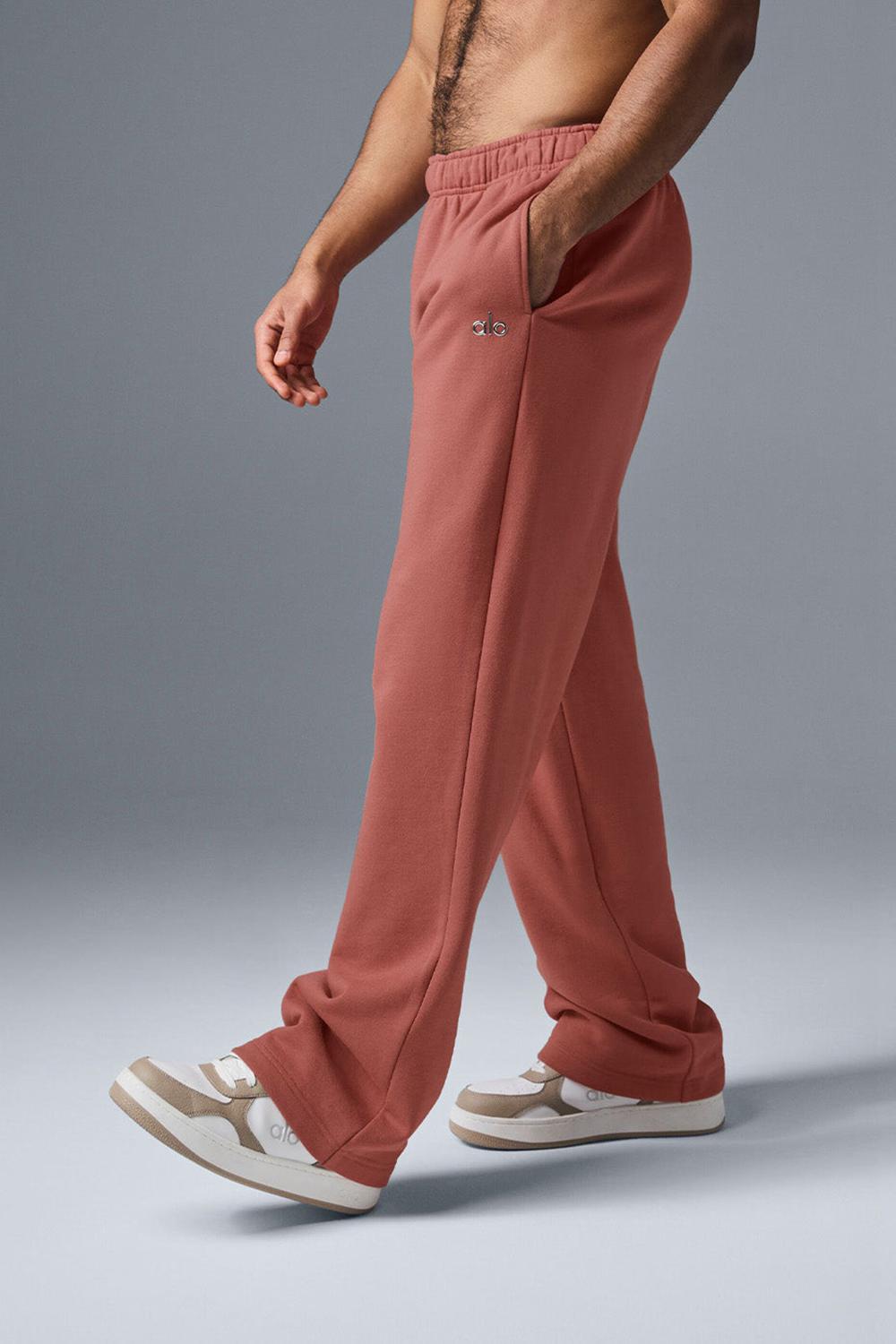 Soft Terracotta Men Alo Yoga Accolade Straight Leg Sweatpant | Australia  23647-HJFM