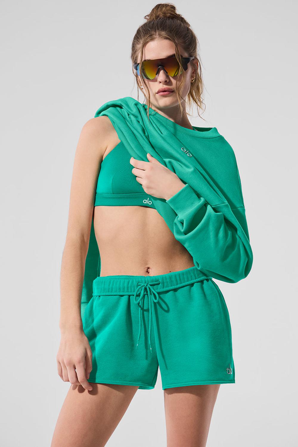 Spruce Green Women Alo Yoga Accolade Short | Australia  60817-VAZE