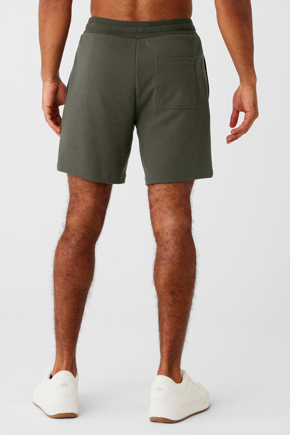 Stealth Green Men Alo Yoga Chill Short | Australia  13870-EIJM