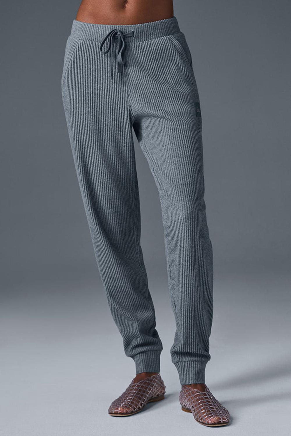 Steel Grey Heather Women Alo Yoga Muse Sweatpant | Australia  57389-NLIK