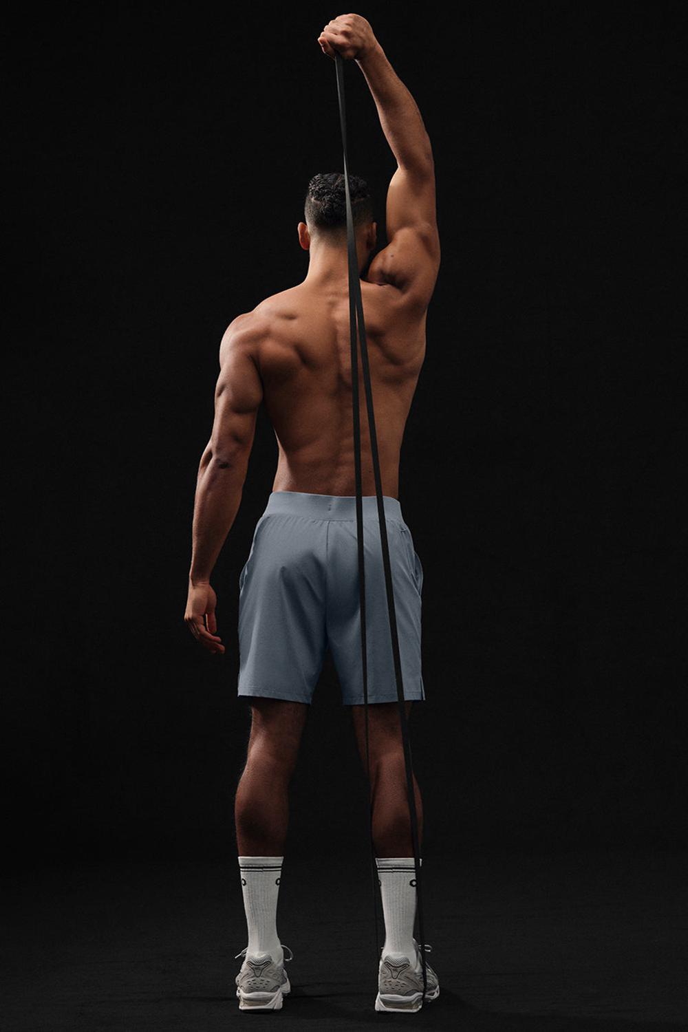 Steel Grey Men Alo Yoga 7'' Repetition Short | Australia  63127-HMEU