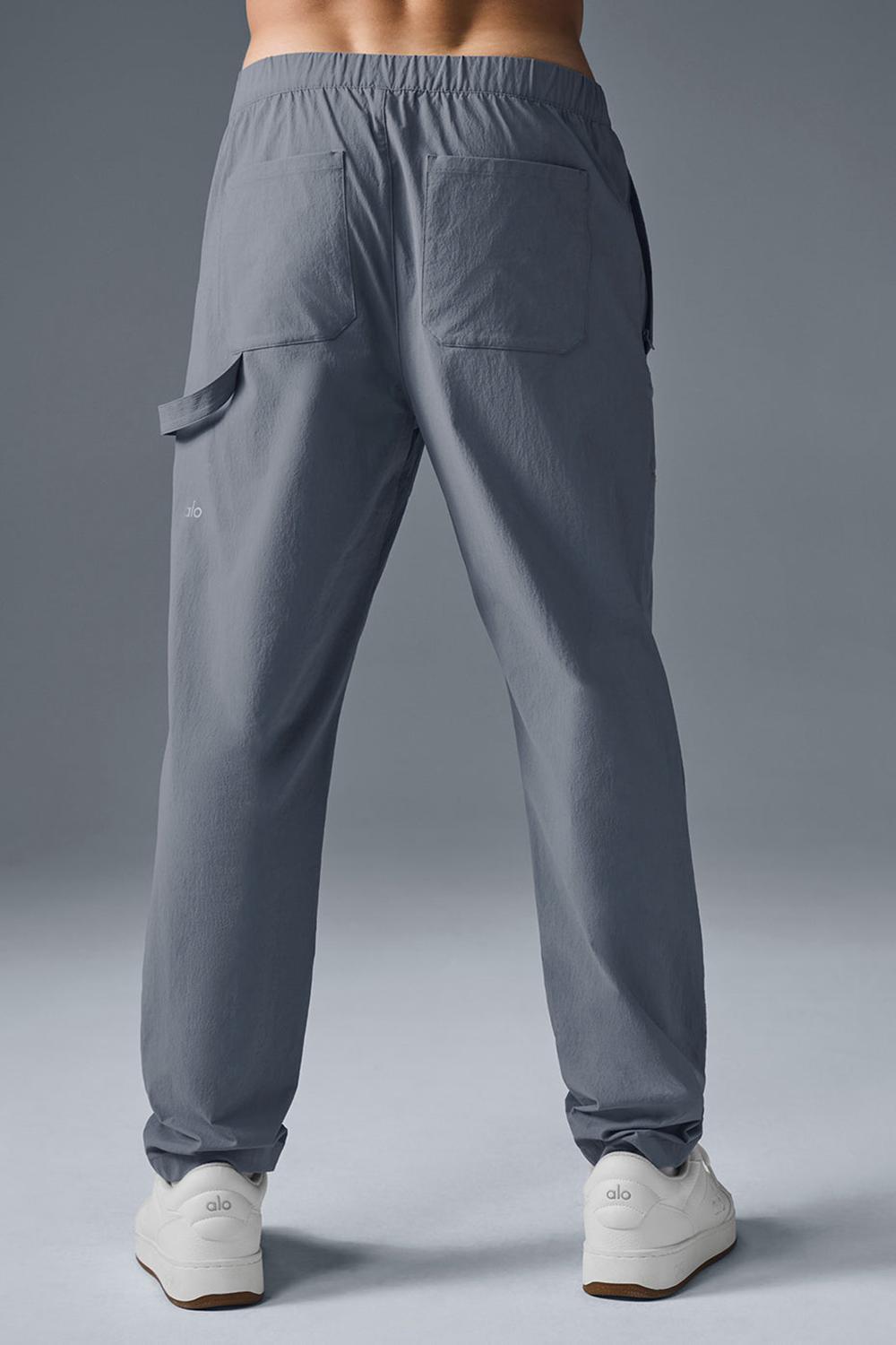 Steel Grey Men Alo Yoga Co-Op Carpenter Track Pant | Australia  76431-MQPT