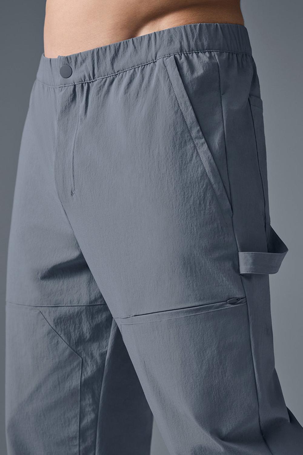 Steel Grey Men Alo Yoga Co-Op Carpenter Track Pant | Australia  76431-MQPT