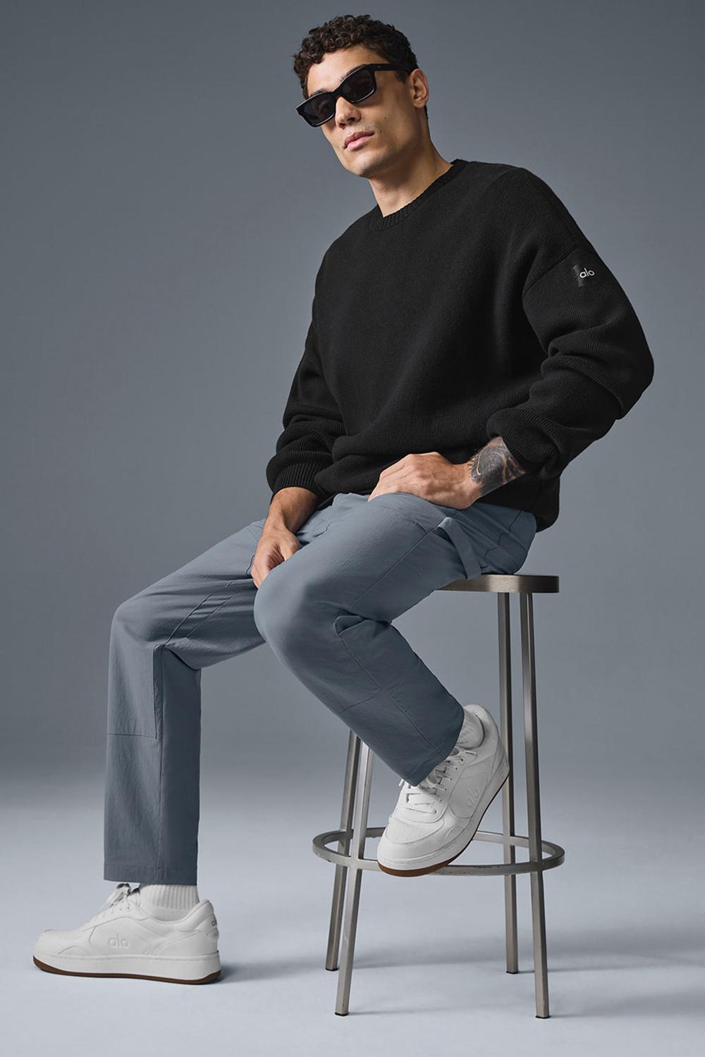 Steel Grey Men Alo Yoga Co-Op Carpenter Track Pant | Australia  76431-MQPT