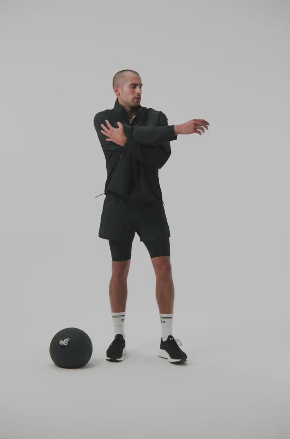 Steel Grey Men Alo Yoga Lightweight Takeaway Track Pullover | Australia  97453-ZXVB