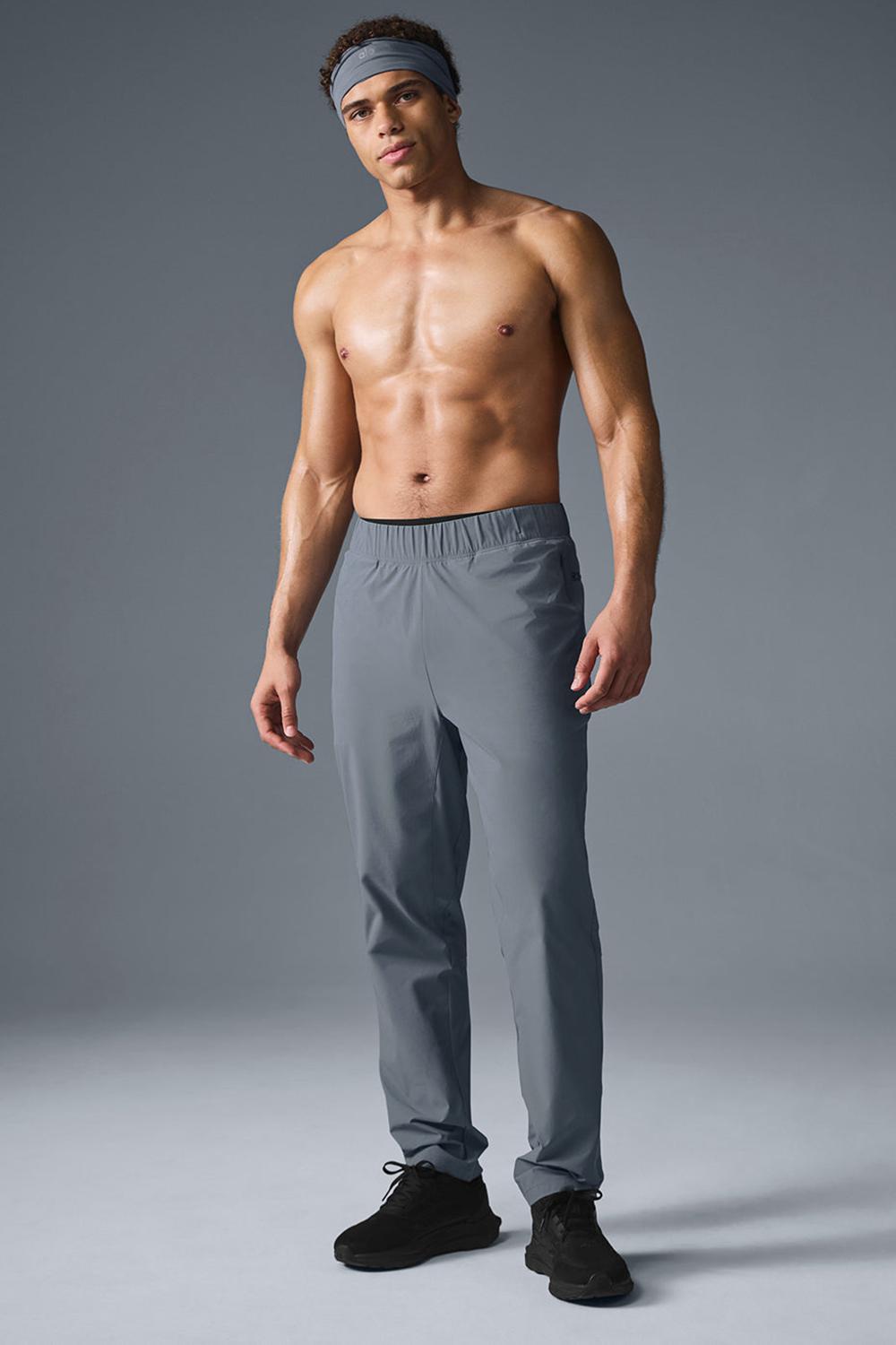 Steel Grey Men Alo Yoga Repetition Pant | Australia  30871-XWPU