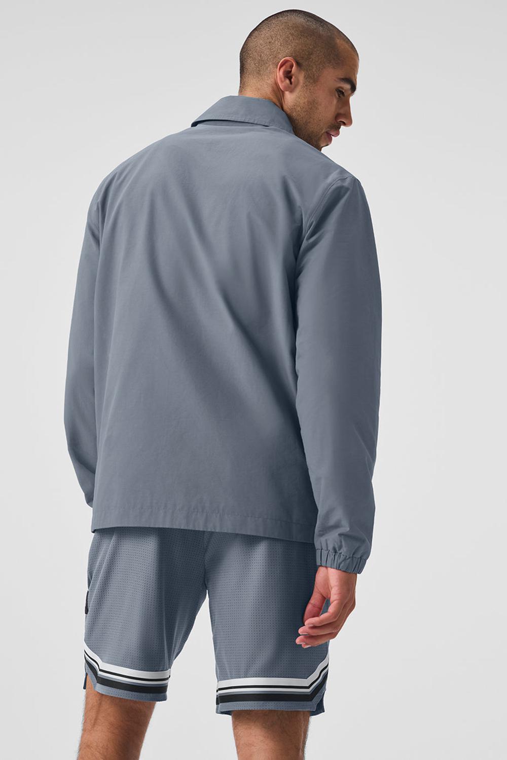 Steel Grey Men Alo Yoga Torrent Overshirt | Australia  43905-DSXE