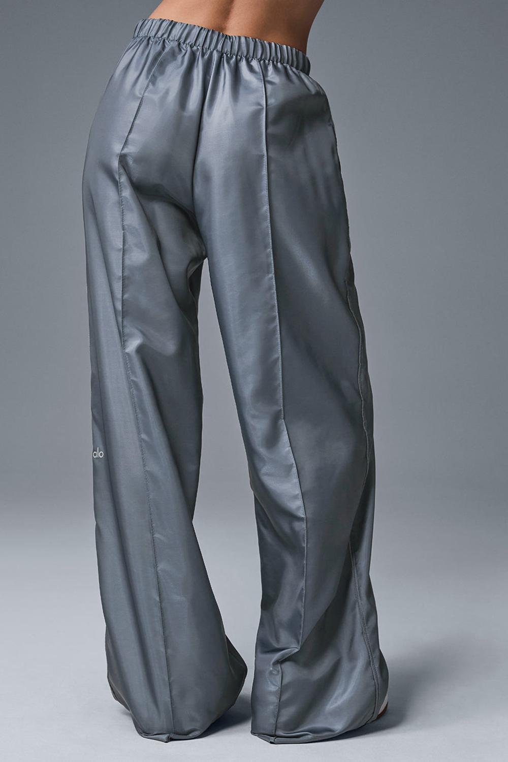 Steel Grey Women Alo Yoga Afterglow Wide Leg Track Hoodie | Australia  09275-EXQI