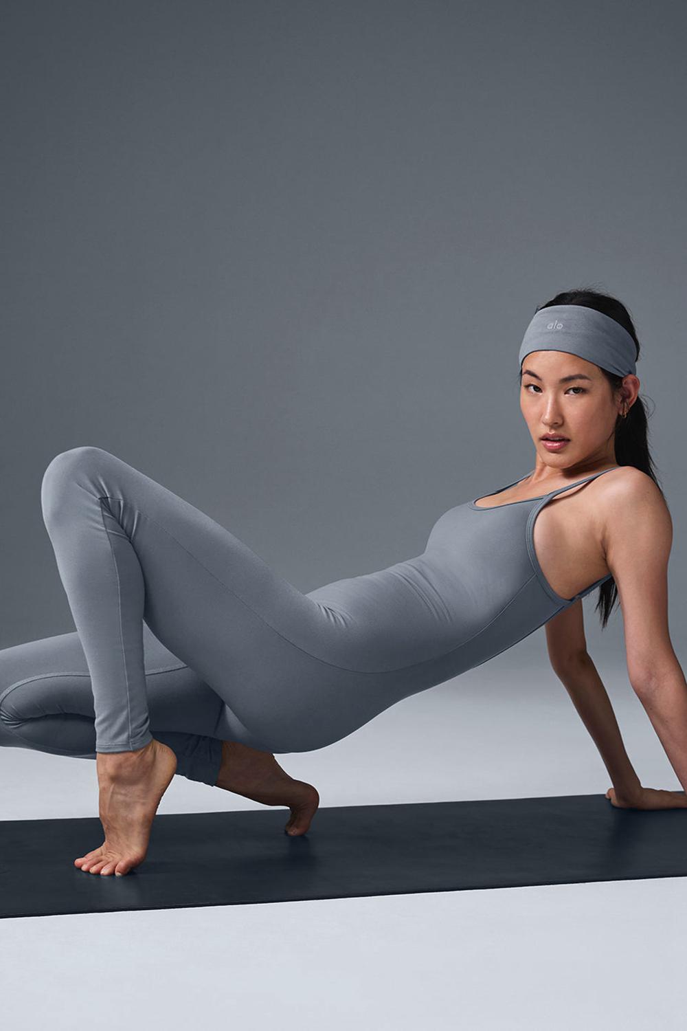 Steel Grey Women Alo Yoga Airbrush One And Done Onesie | Australia  89374-GPRE