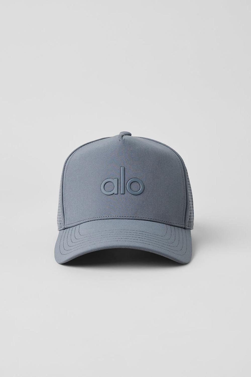 Steel Grey Women Alo Yoga Performance District Trucker Hat | Australia  53410-ZYLT