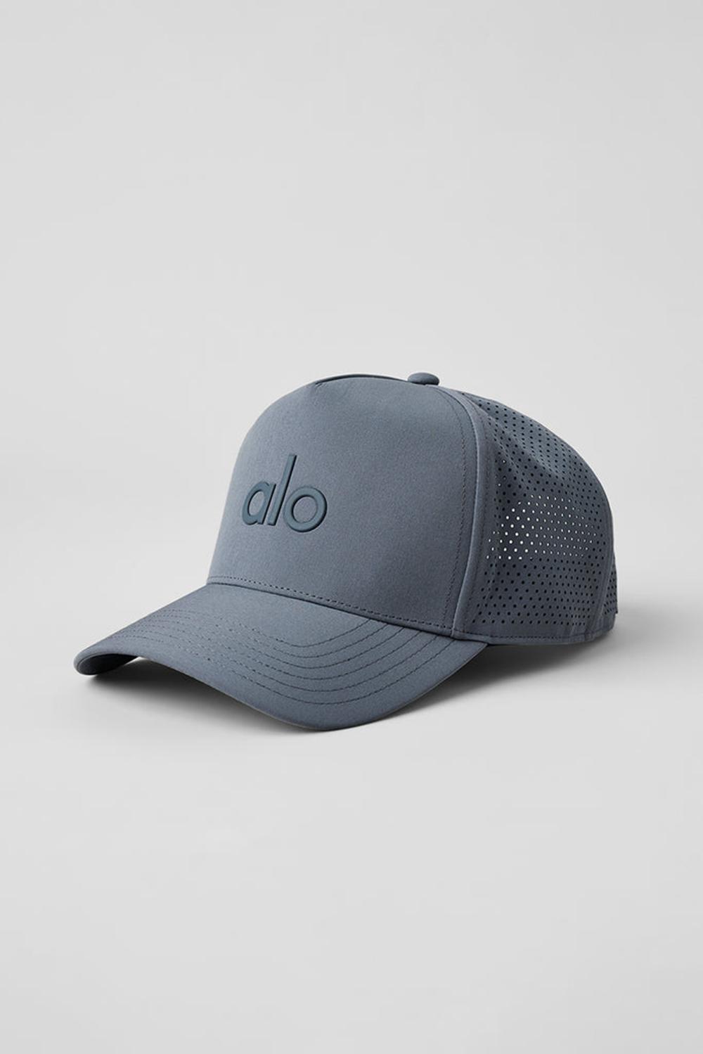 Steel Grey Women Alo Yoga Performance District Trucker Hat | Australia  53410-ZYLT