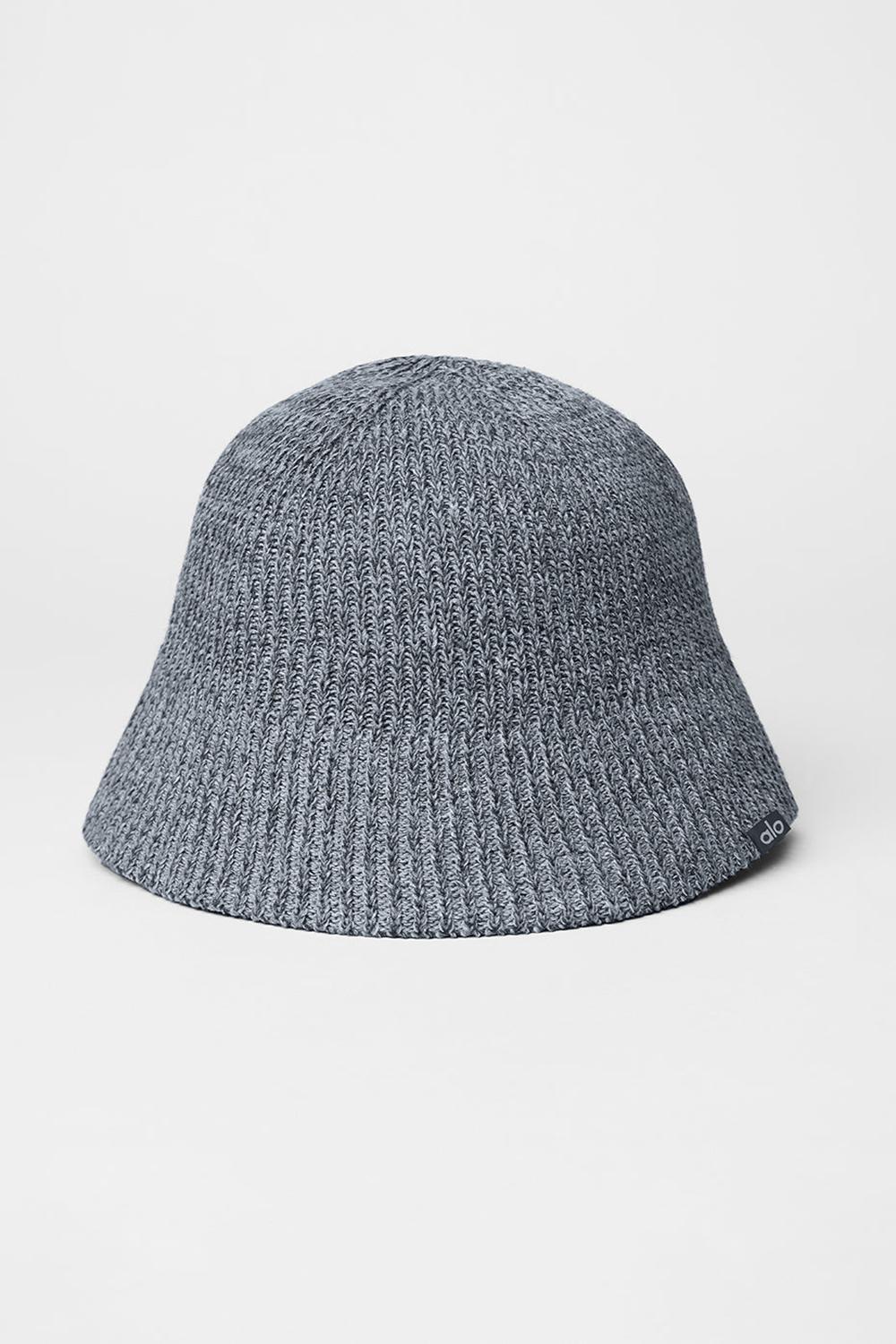 Steel Grey / Anthracite Men Alo Yoga Denim Knit Cloche Hat | Australia  52641-EFRK