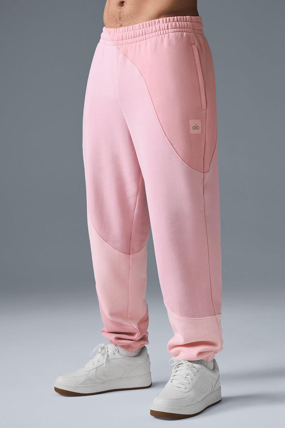 Sunset Pink Tonal Men Alo Yoga Make Waves Sweatpant | Australia  40796-MQZD