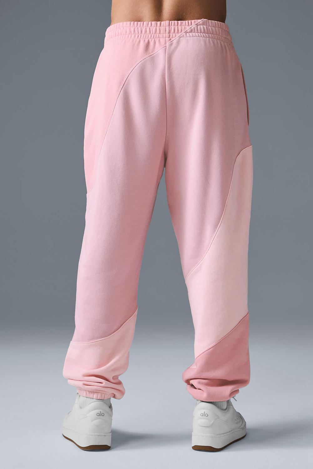 Sunset Pink Tonal Men Alo Yoga Make Waves Sweatpant | Australia  40796-MQZD