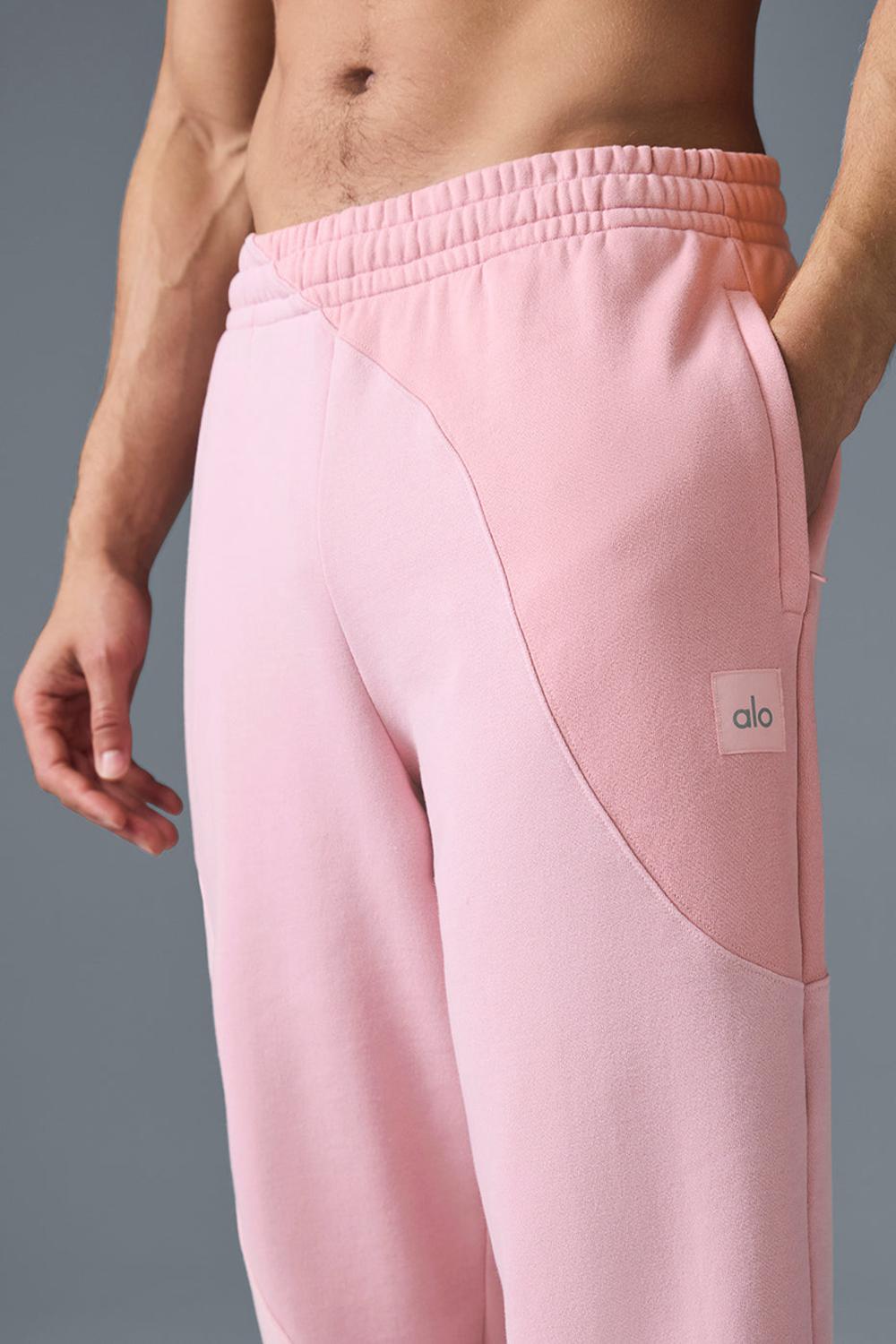 Sunset Pink Tonal Men Alo Yoga Make Waves Sweatpant | Australia  40796-MQZD