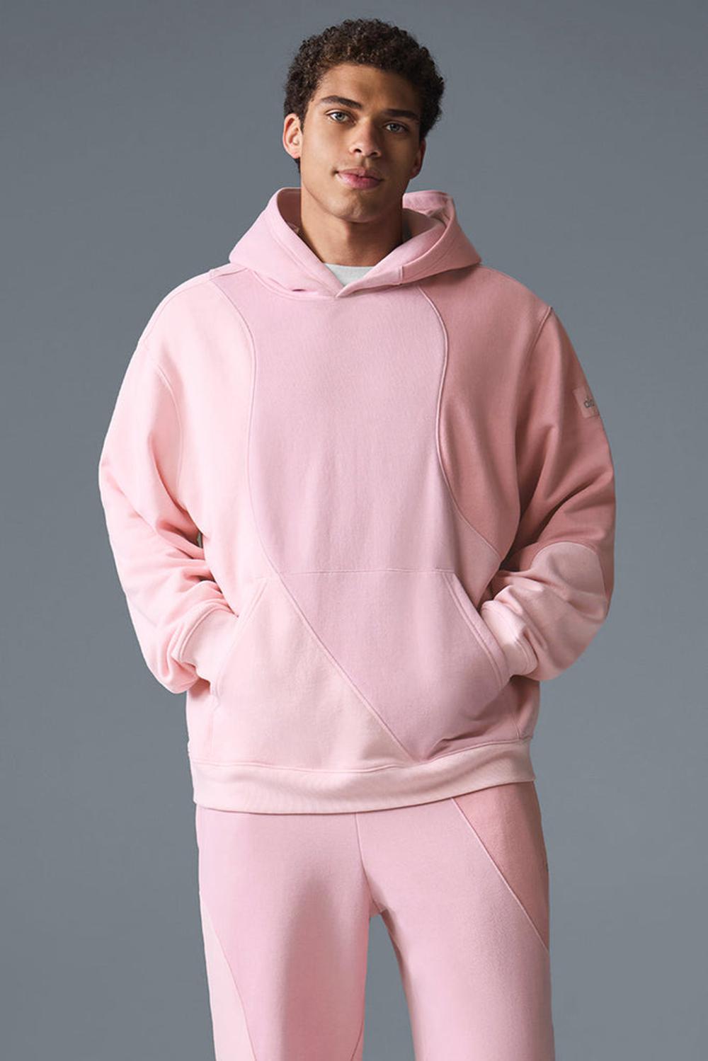 Sunset Pink Tonal Men Alo Yoga Make Waves Hoodie | Australia  87240-MPUX
