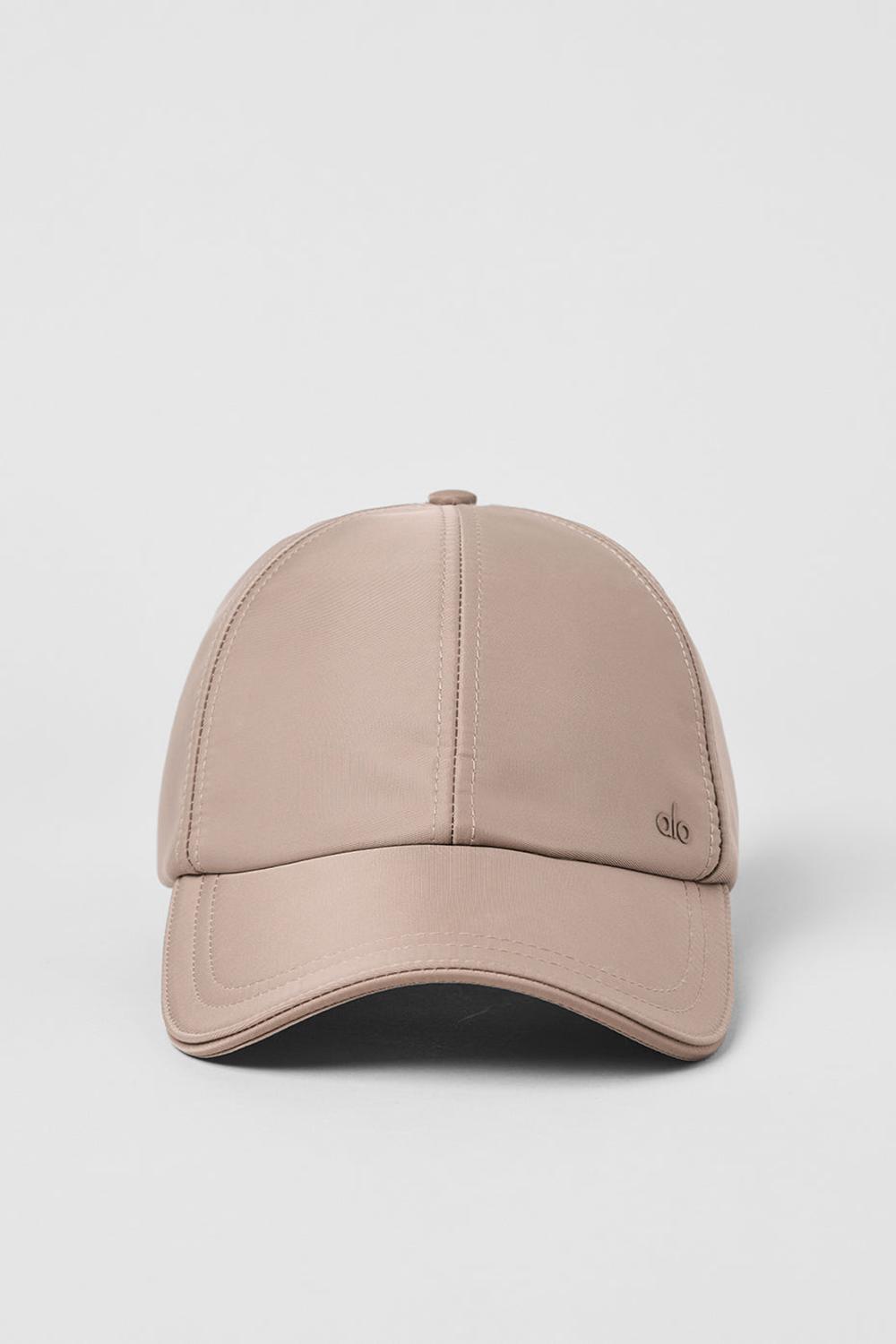 Taupe Satin Men Alo Yoga Satin Off-Duty Cap | Australia  52410-TEYF