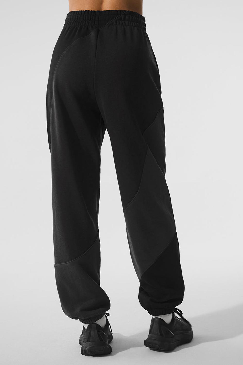 Vintage Black Tonal Women Alo Yoga Make Waves Sweatpant | Australia  79164-QODM