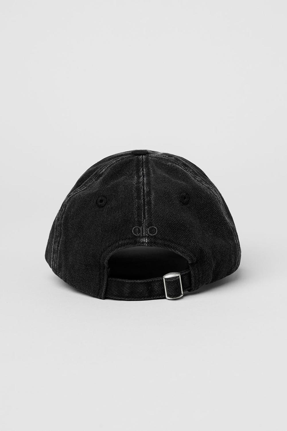 Vintage Black Women Alo Yoga Washed Off-Duty Cap | Australia  45967-SDFG