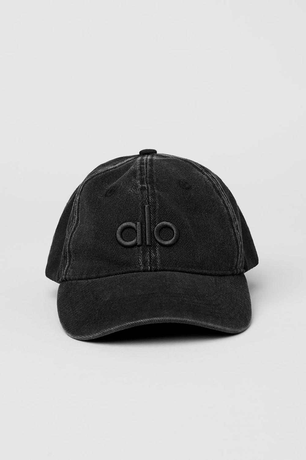 Vintage Black Women Alo Yoga Washed Off-Duty Cap | Australia  45967-SDFG