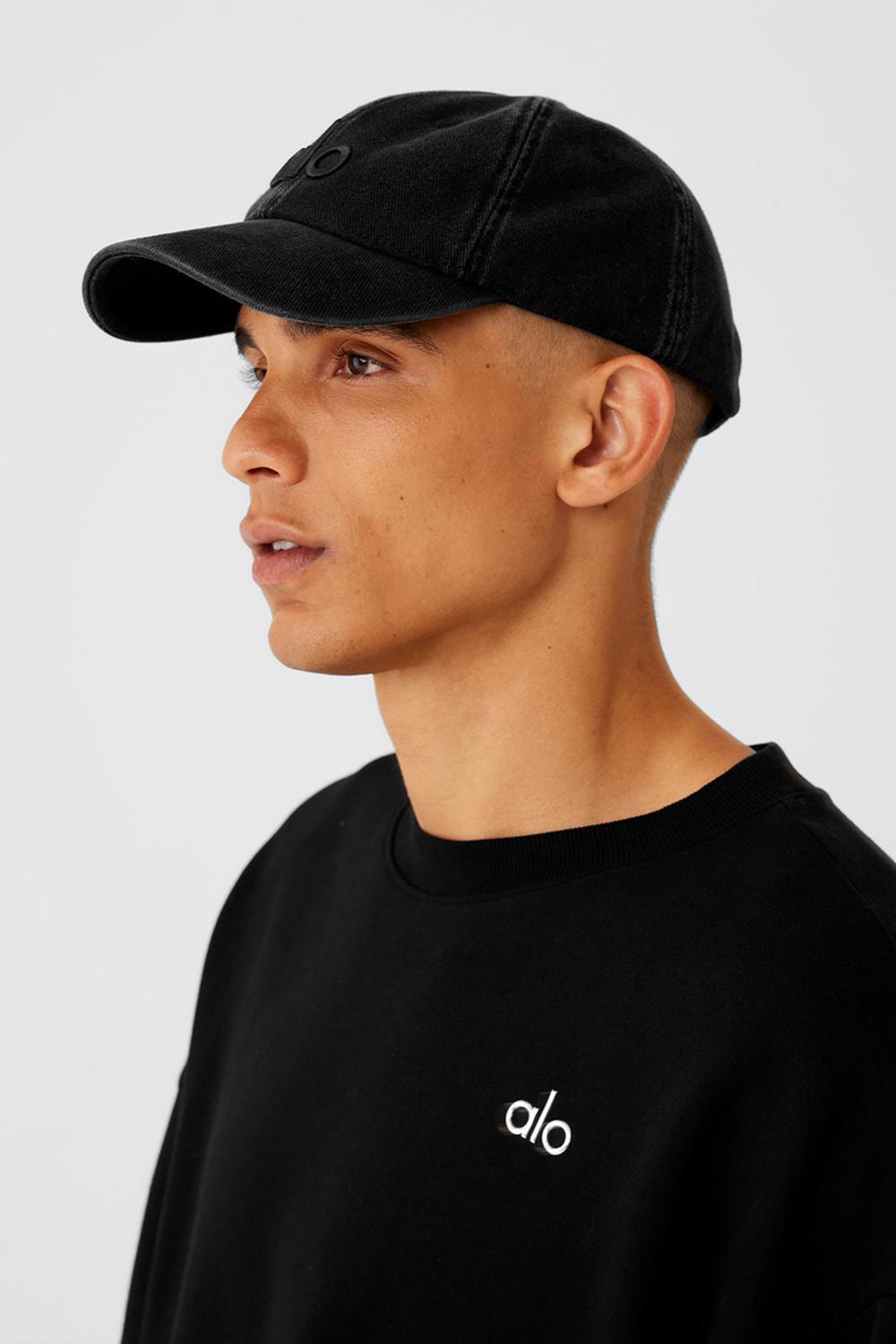 Vintage Black Women Alo Yoga Washed Off-Duty Cap | Australia  45967-SDFG