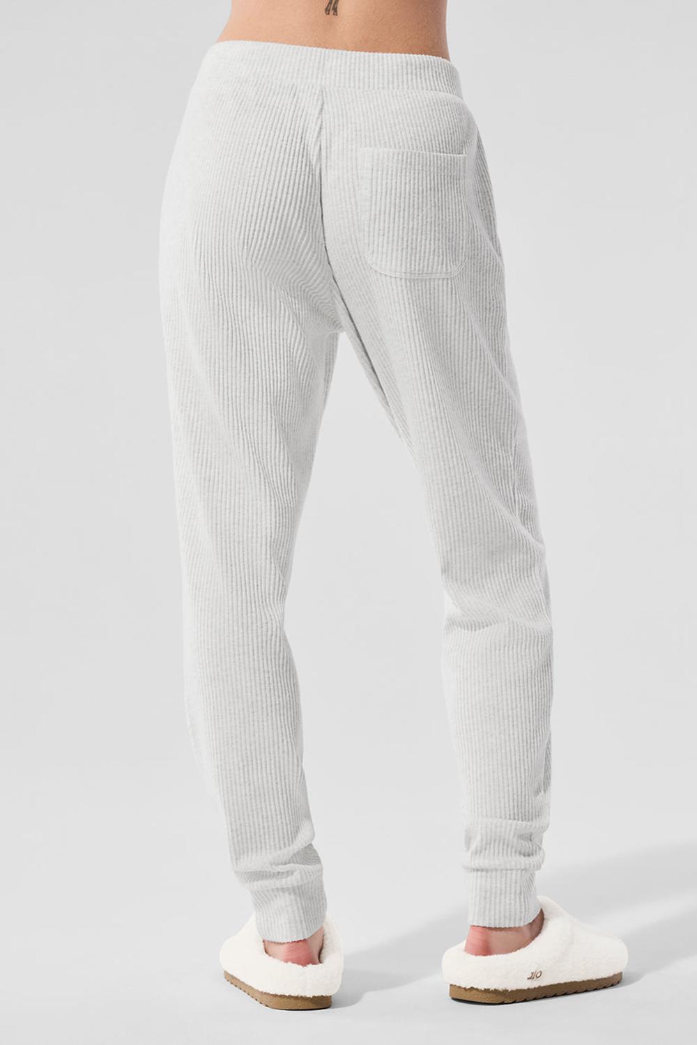 White Heather Women Alo Yoga Muse Sweatpant | Australia  14689-VFTG