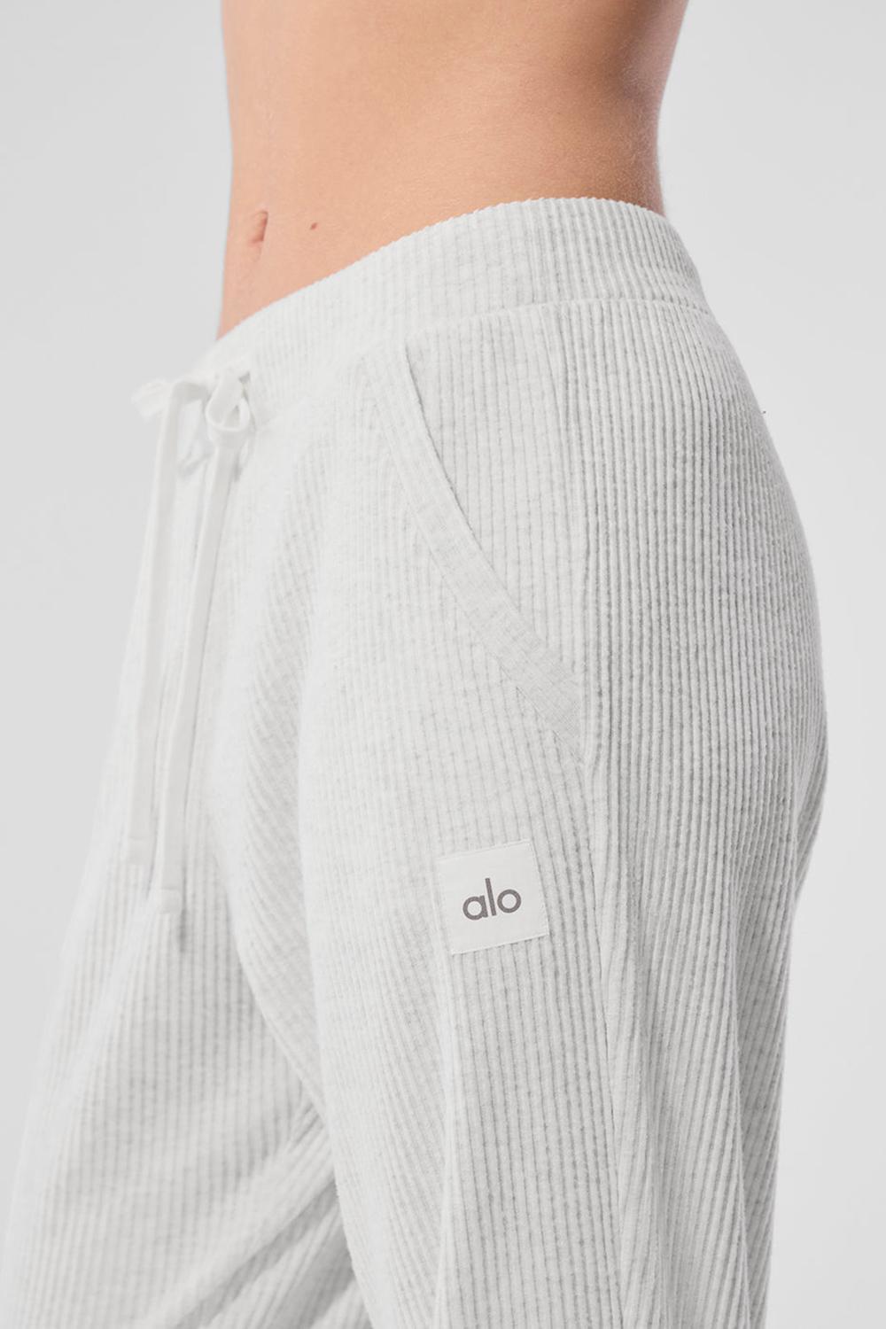 White Heather Women Alo Yoga Muse Sweatpant | Australia  14689-VFTG