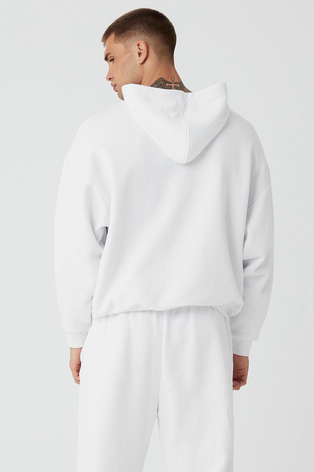 White Men Alo Yoga Accolade Hoodie | Australia  24539-QSMO