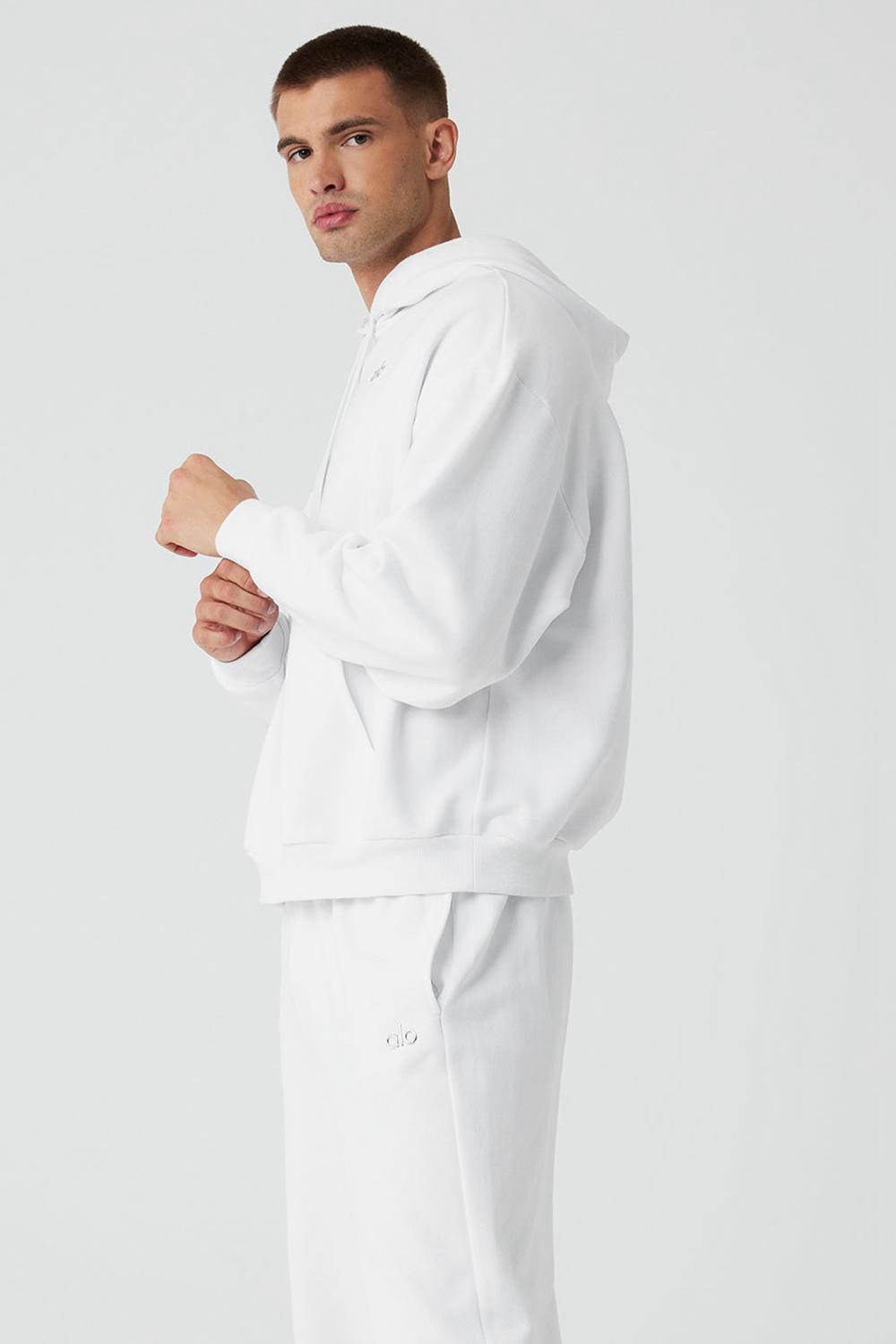 White Men Alo Yoga Accolade Hoodie | Australia  24539-QSMO