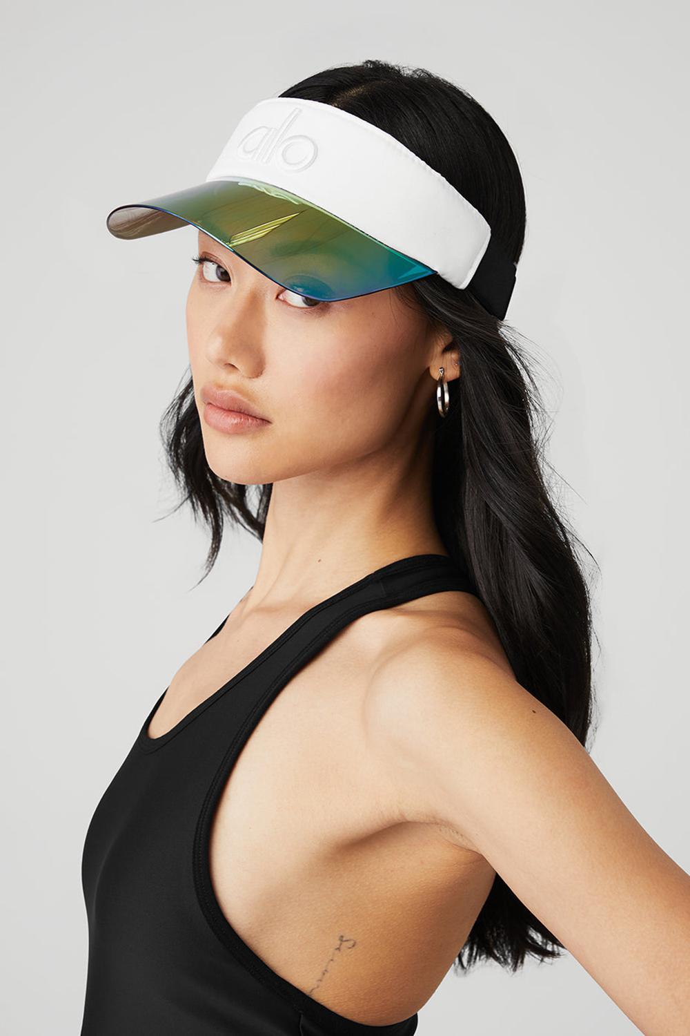 White Men Alo Yoga Airlift Solar Visor | Australia  74203-RWDV