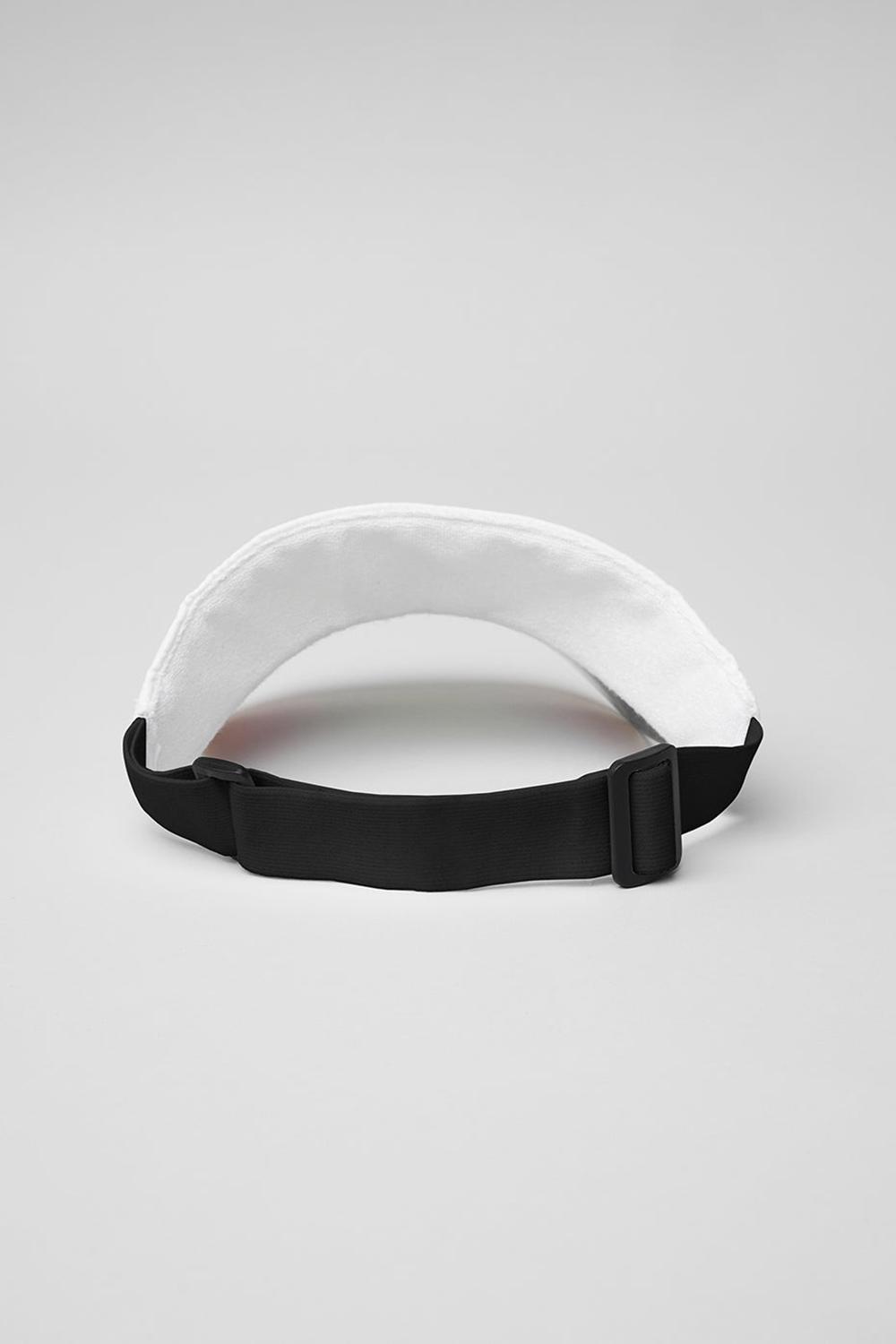 White Men Alo Yoga Airlift Solar Visor | Australia  74203-RWDV