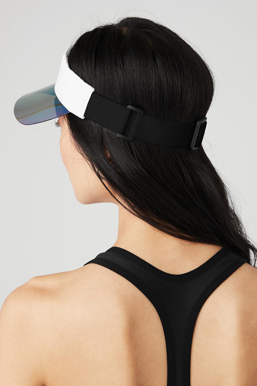 White Men Alo Yoga Airlift Solar Visor | Australia  74203-RWDV