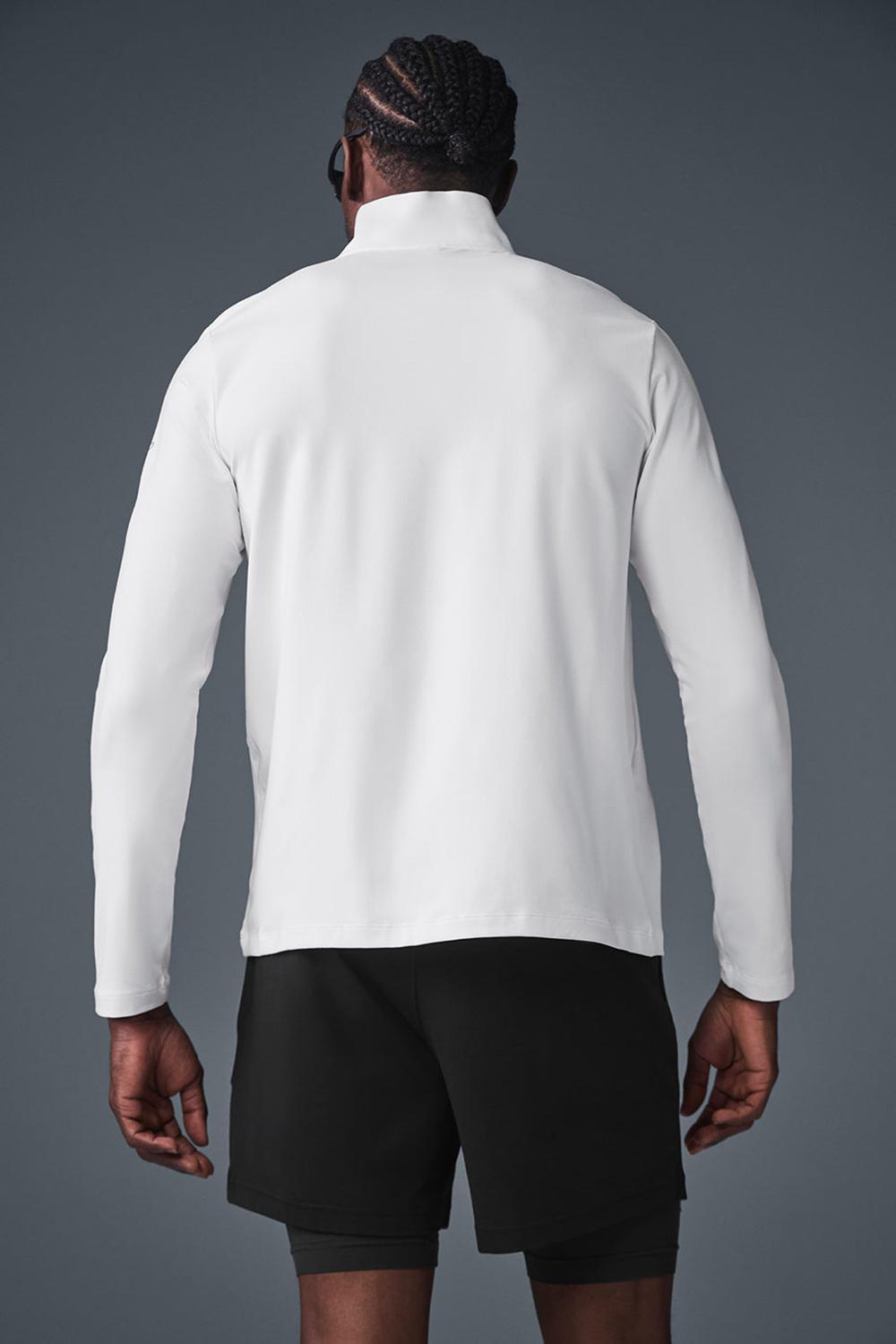 White Men Alo Yoga Conquer 1/4 Zip Reform Long Sleeve | Australia  61048-ILJN