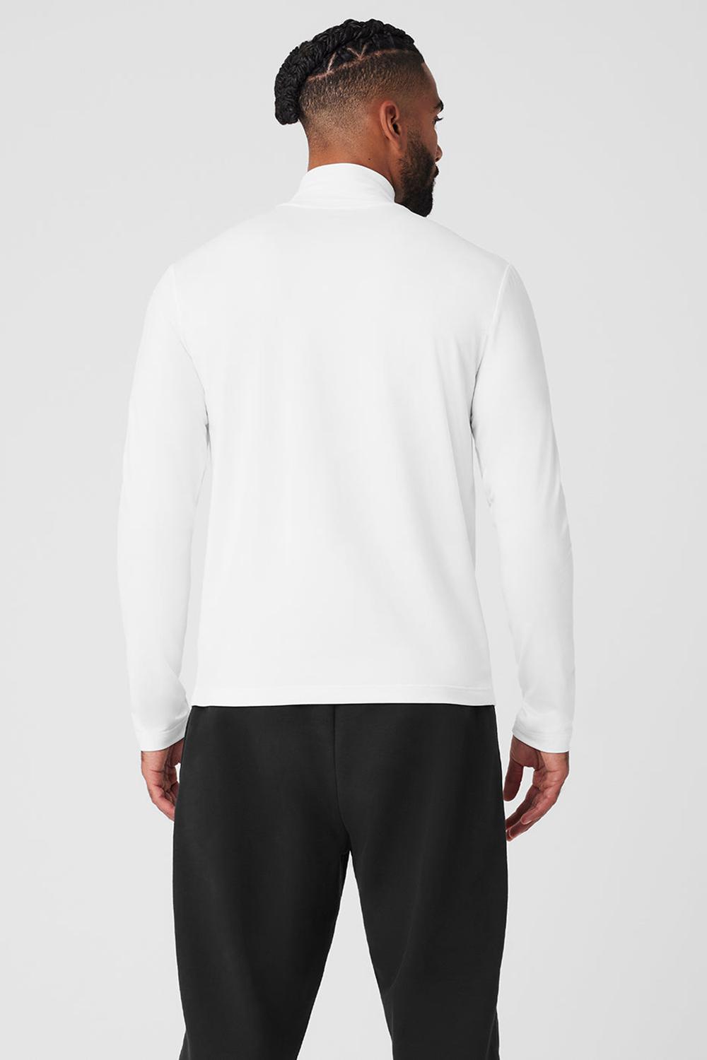 White Men Alo Yoga Conquer Reform Mock Neck Long Sleeve | Australia  47956-QXHM