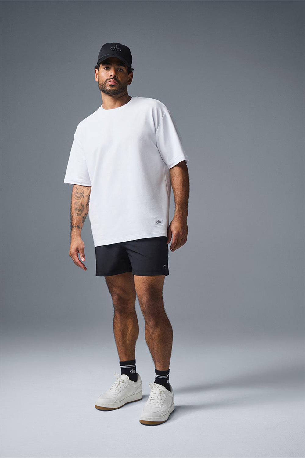 White Men Alo Yoga Double Take Short Sleeve | Australia  17834-ETSD