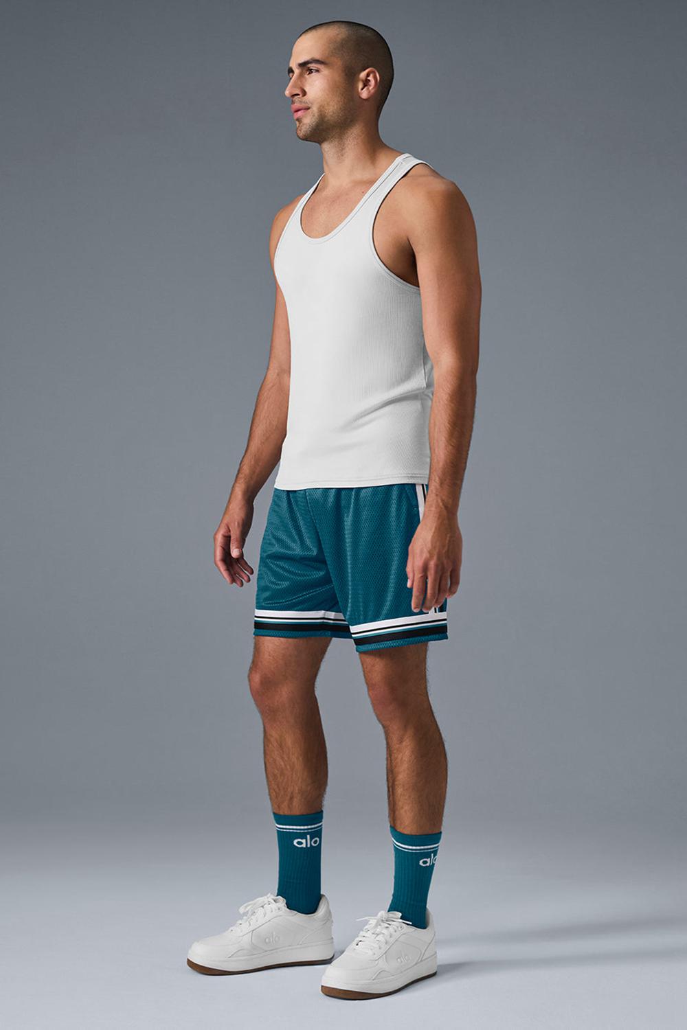White Men Alo Yoga Everyday Modal Rib Tank | Australia  71684-MKIW
