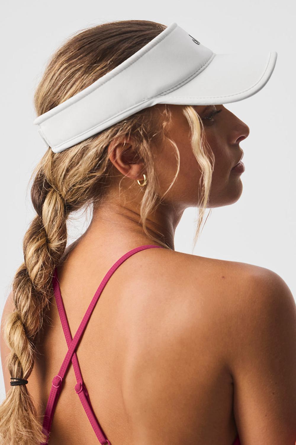 White Men Alo Yoga Performance Eclipse Visor | Australia  39421-UGVH