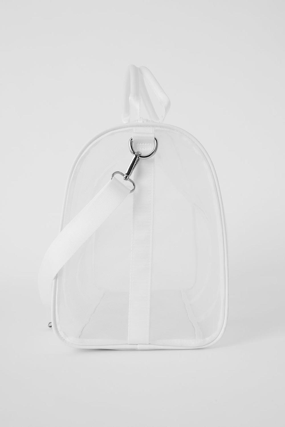 White Men Alo Yoga Sheer Duffle Bag | Australia  86375-QSMH