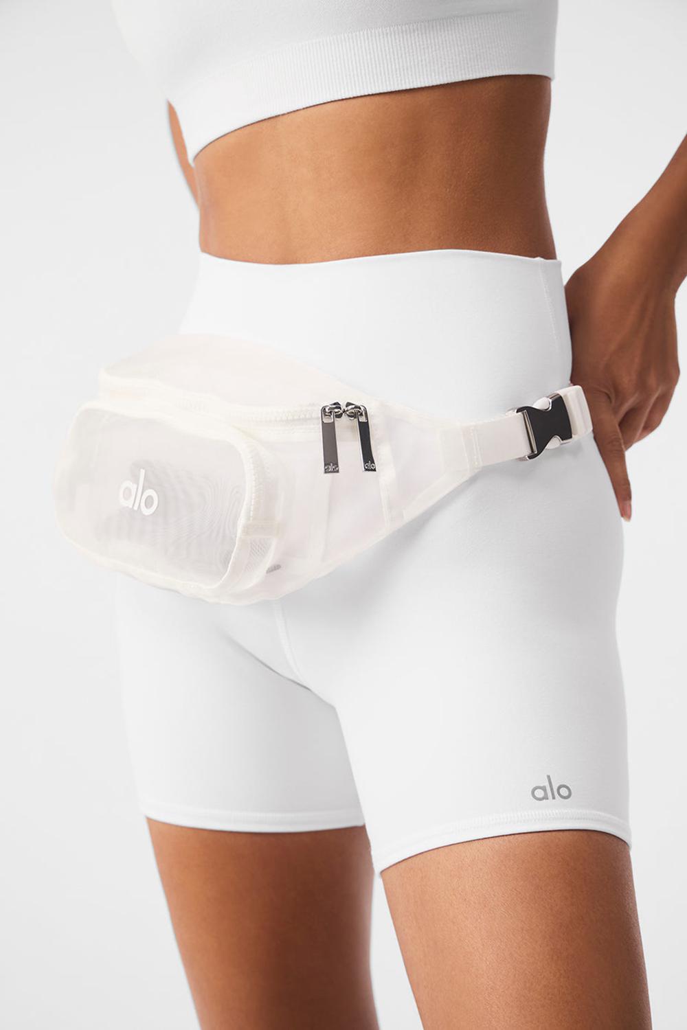 White Men Alo Yoga Sheer Fanny Pack Bum Bags | Australia  34867-NSLT